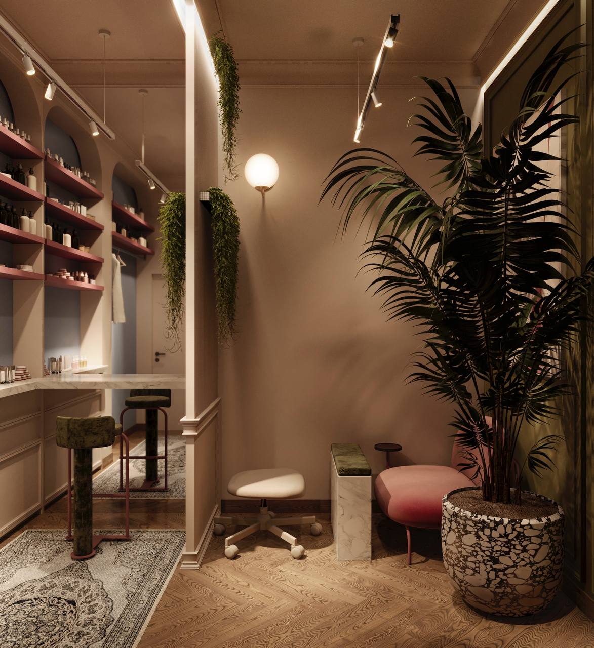 Розробка 3D візуалізацій для кабінету манікюру та педикюру