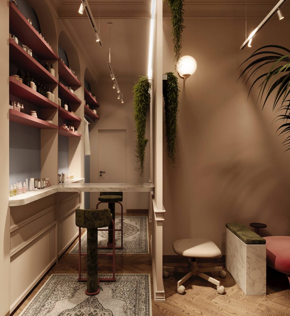 Розробка 3D візуалізацій для кабінету манікюру та педикюру