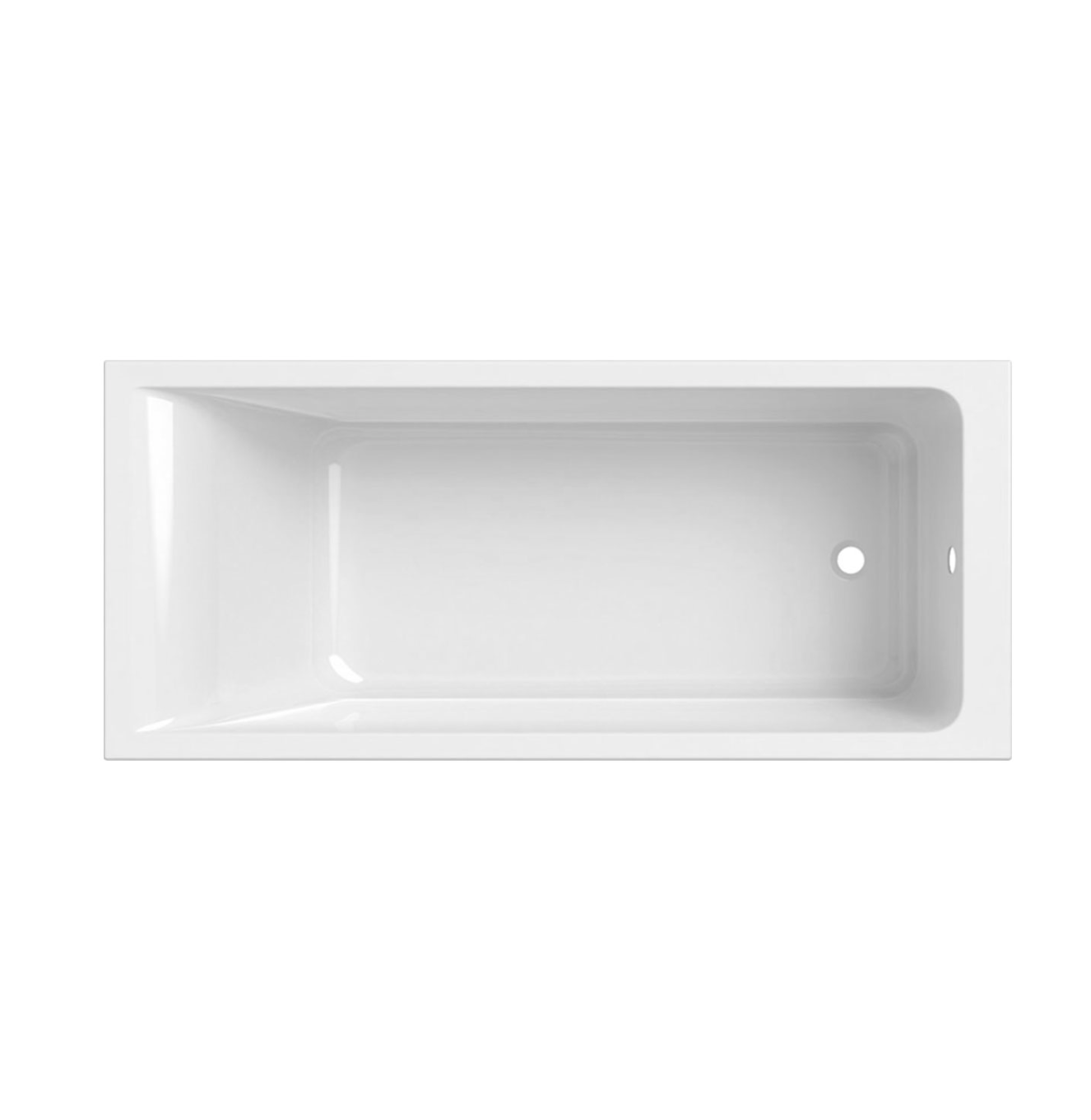 Ванна акриловая 170 х 75 х h42 см Geberit Selnova Square (Доплата, уточнюйте у менеджера)