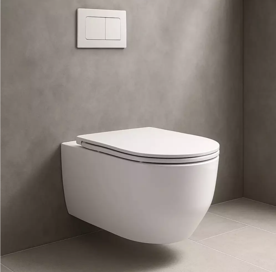 Унітаз підвісний Devit Art 3.0 3030140 безобідковий з кришкою soft-close, Vortex Flush, білий глянець