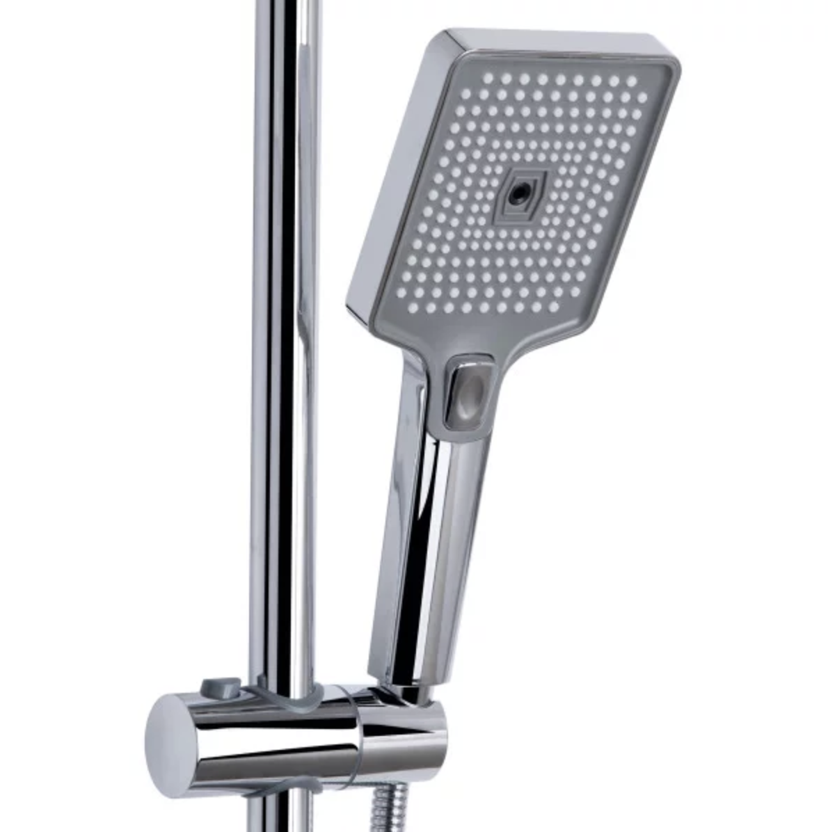 Душова система універсальна Qtap Aries на три споживача (з виливом) Chrome