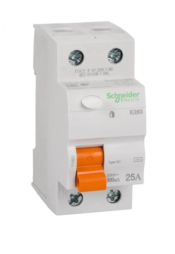 Пристрій захисного відключення Schneider Electric